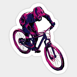 BMX Biker Sticker